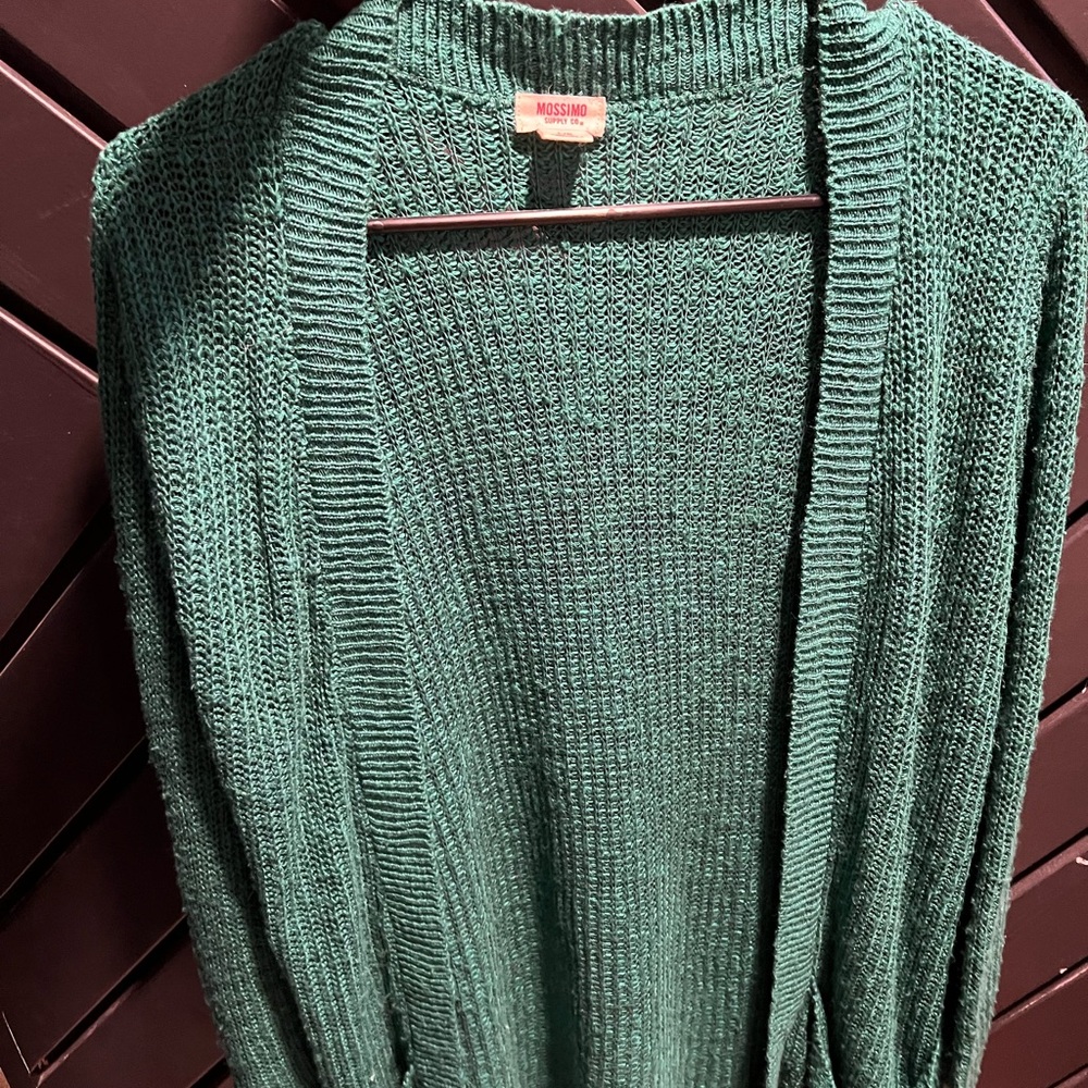 Mossimo Supply Co. Green Cardigan - image 2